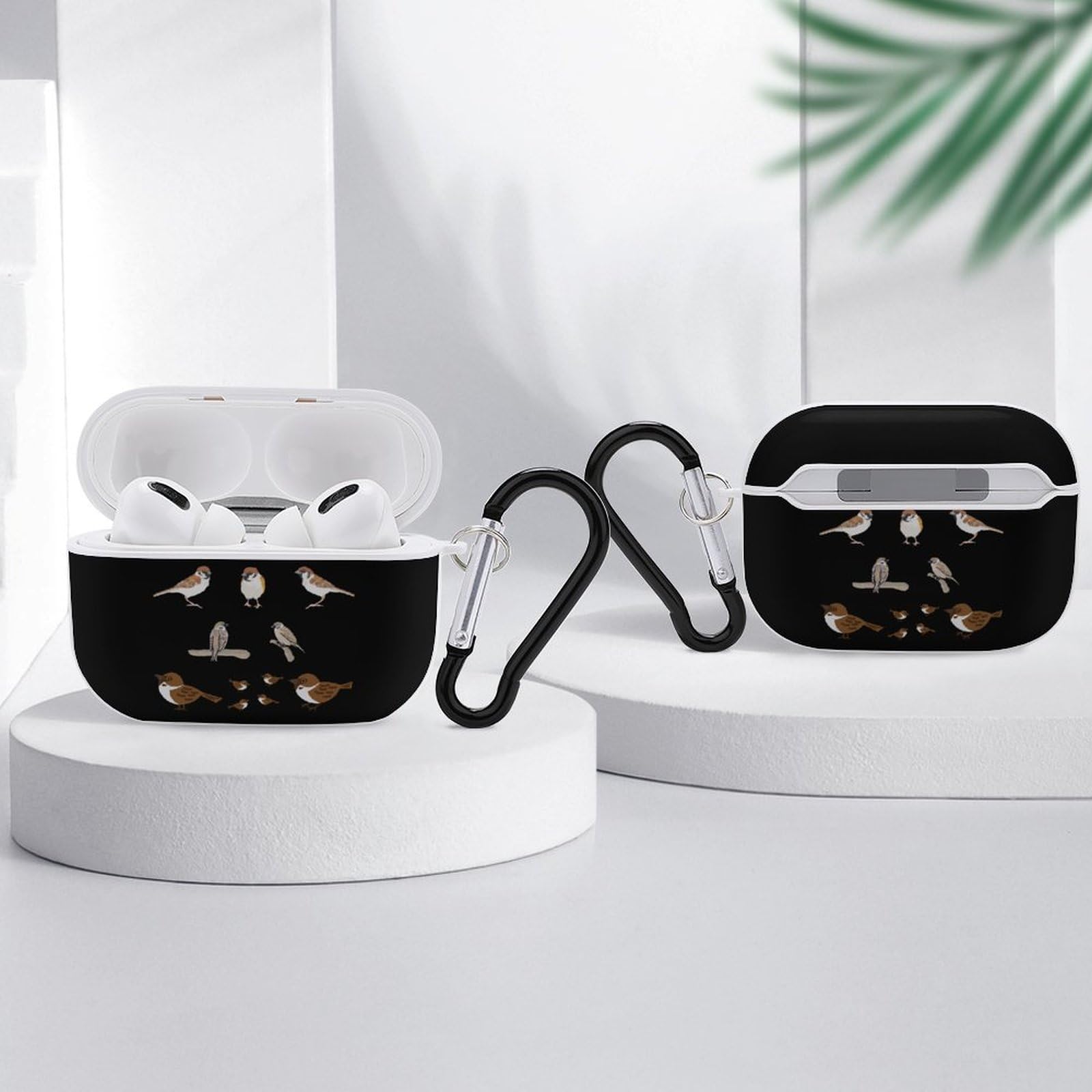 Amazon | 八種類のすずめ AirPods Pro2 ケース 2022年9月発売 シロ